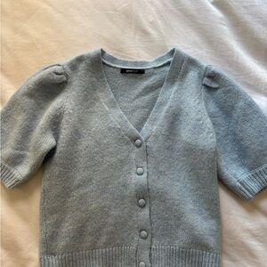 Glamorous Light Blue Knit Cardigan